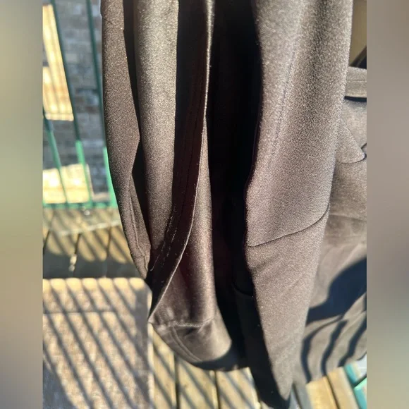 🆕AQUA Midi Dress Classic Office Soft Little Black Dress Bloomingdale’s Office - Picture 12 of 15